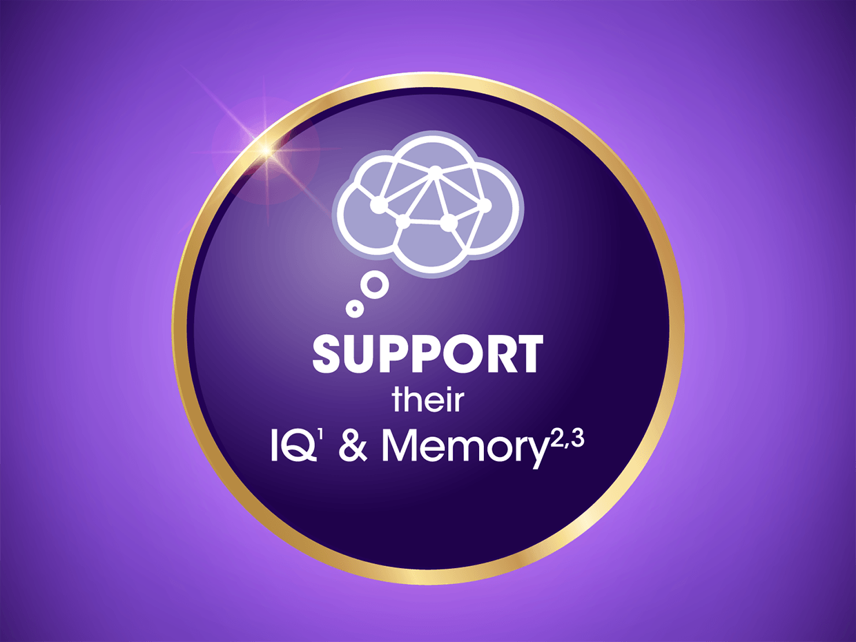DHA, Gangliosides, and MFGM Supports Your Child's IQ and Memory.