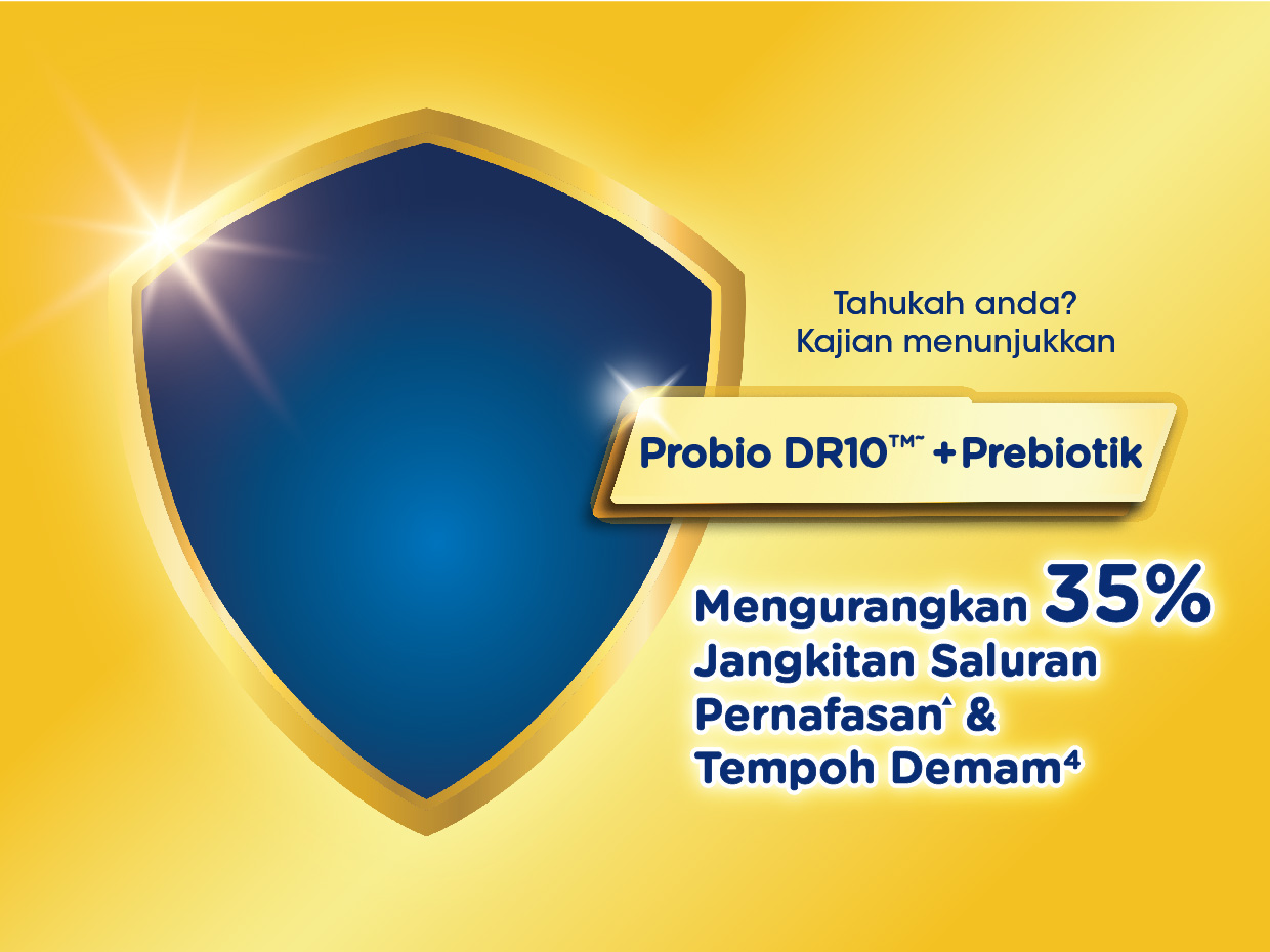 Anmum Essential Gold mengurangkan 35% jangkitan saluran pernafasan & tempoh demam