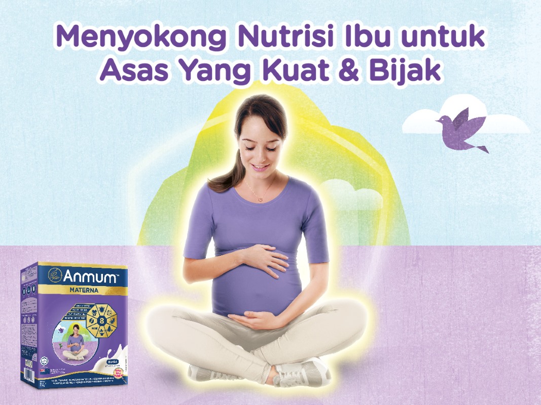Menyokong nutrisi ibu untuk asas yang kuat & bijak